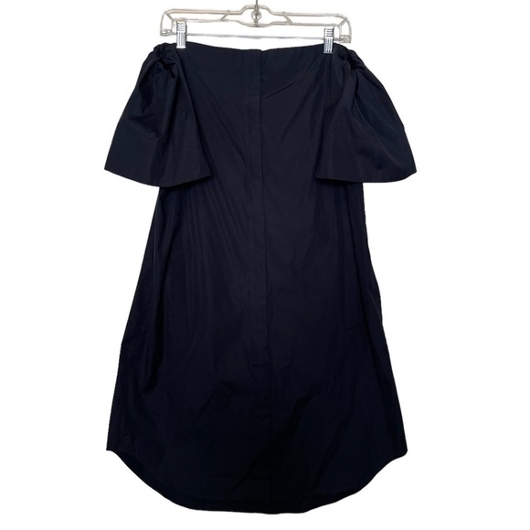 NWT Vince Blue Off The Shoulder Shirt Dress - Picture 1 of 9